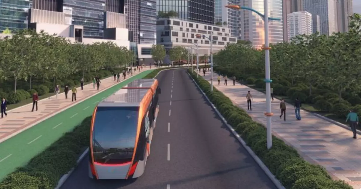 洪水橋元朗南擬建綠色集體運輸系統 當局指規劃時已考慮其他交通流量