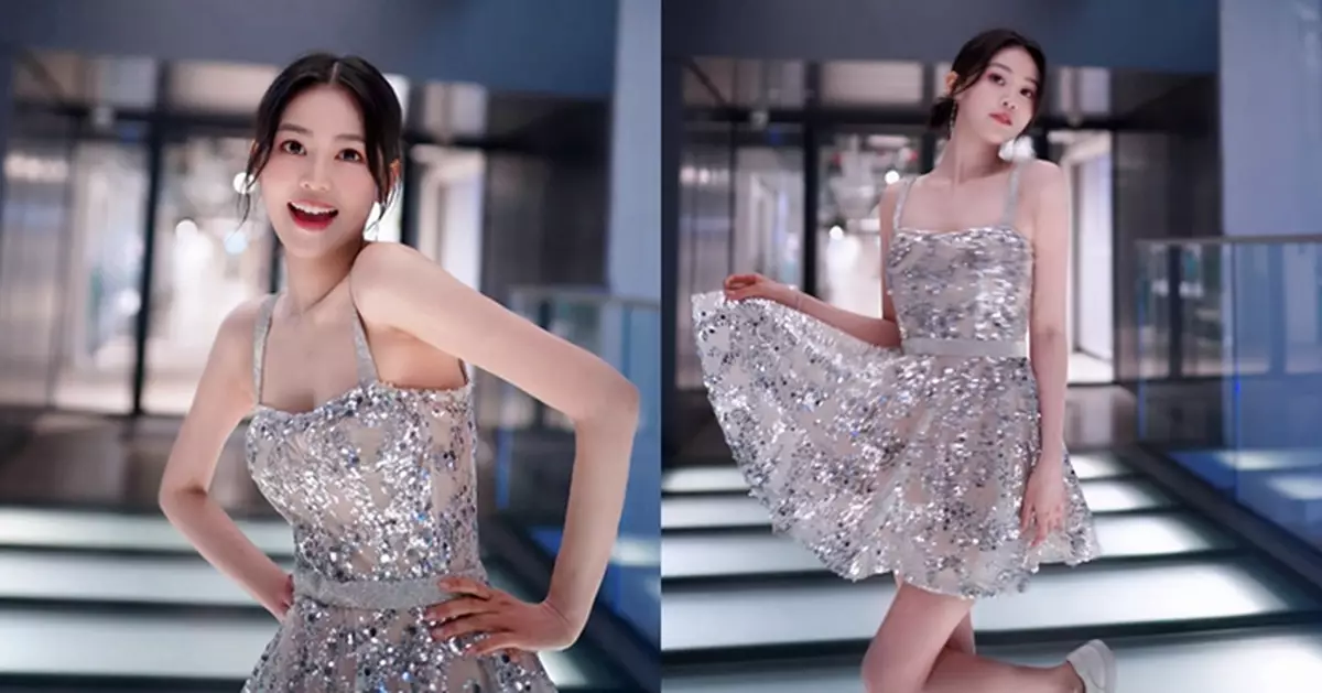 郭柏妍「閃耀精靈」造型超驚艷 吊帶晚裝曬完美曲線 賣萌表情冧暈全網