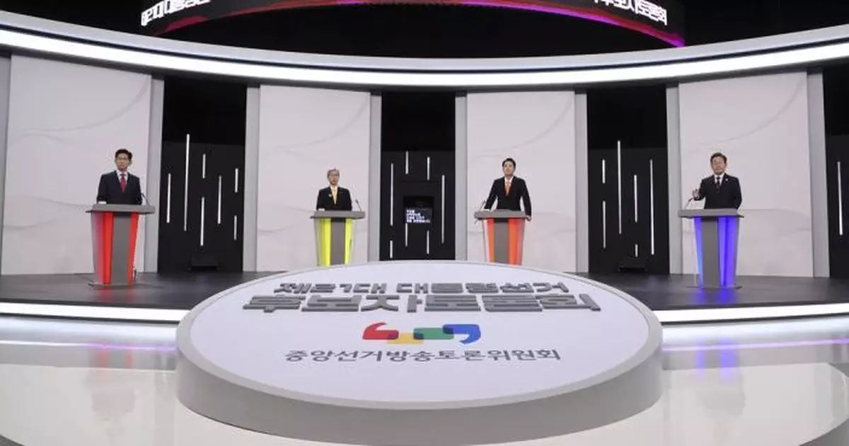 南韓大選首場電視辯論　李在明：沒必要急於與美國達成貿易協議