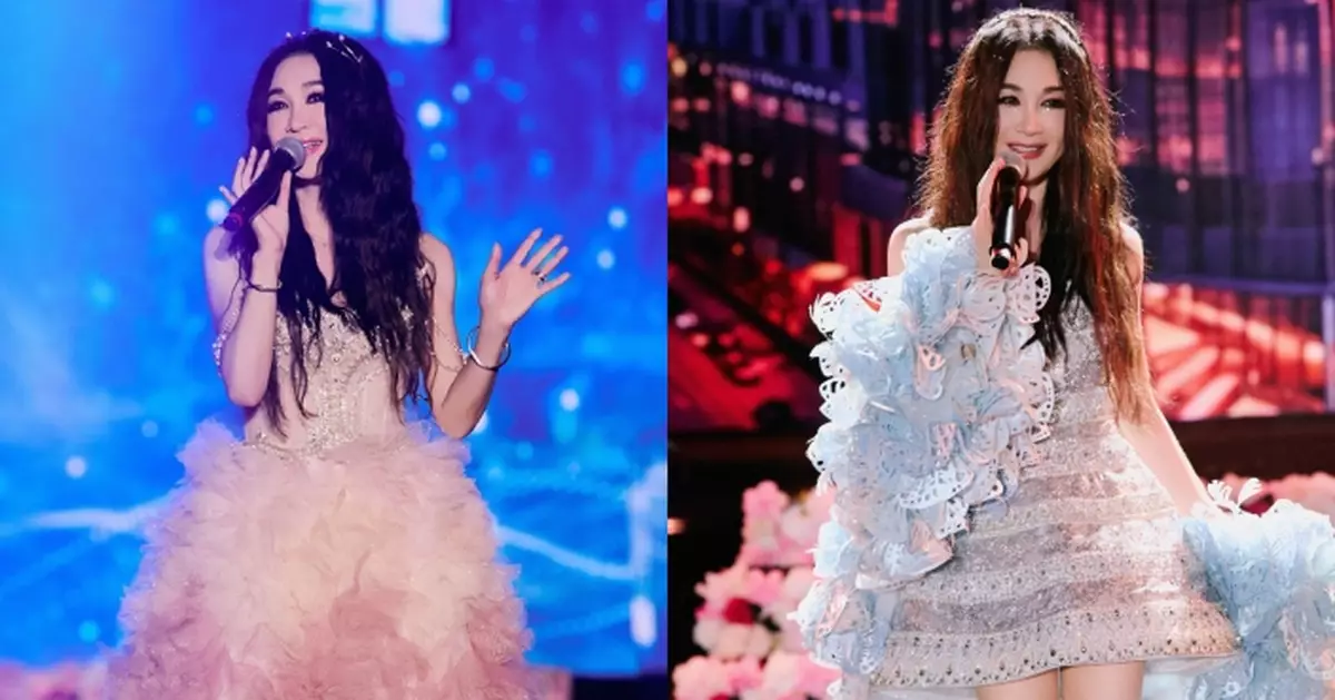 溫碧霞番禺開騷獲天公造美 被熱情歌迷感染又唱又跳全身濕透