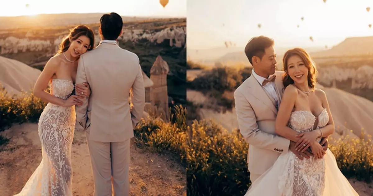 「咪神」陳婉衡520無預警宣佈婚訊  土耳其低胸婚紗震撼彈 老公真面目首曝光