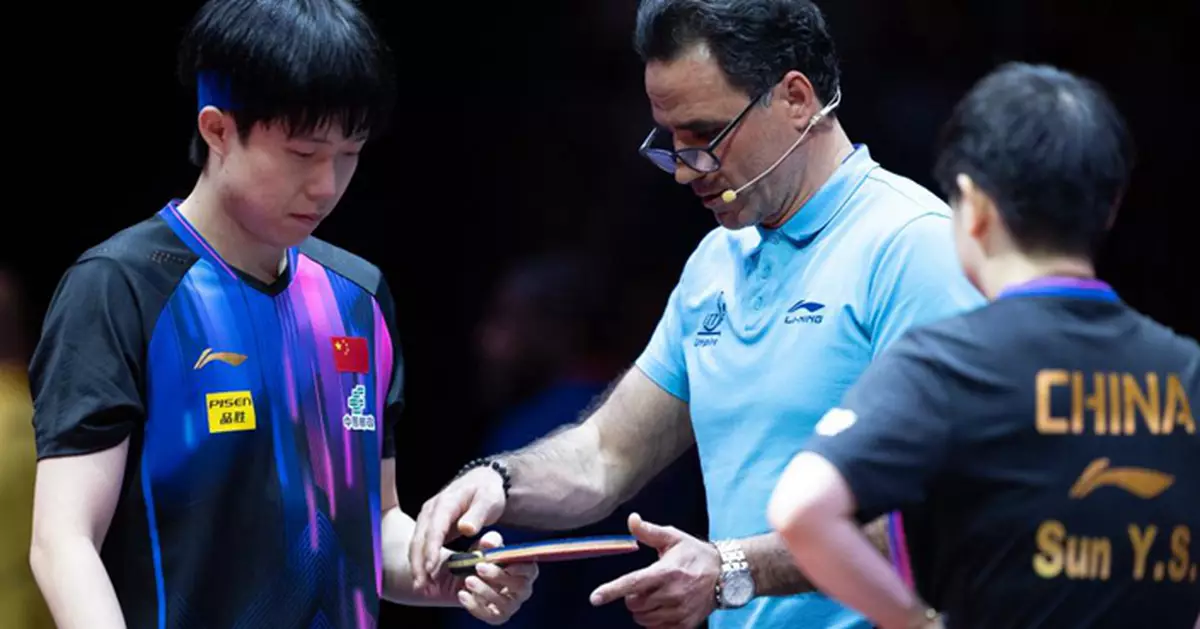 王楚欽參與賽事開賽前發現所用球拍受損　國際乒聯承諾徹查