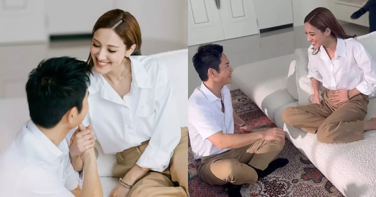 孖鄭嘉穎夫妻檔飛吉隆坡工作 陳凱琳「520」晒深情互望合照