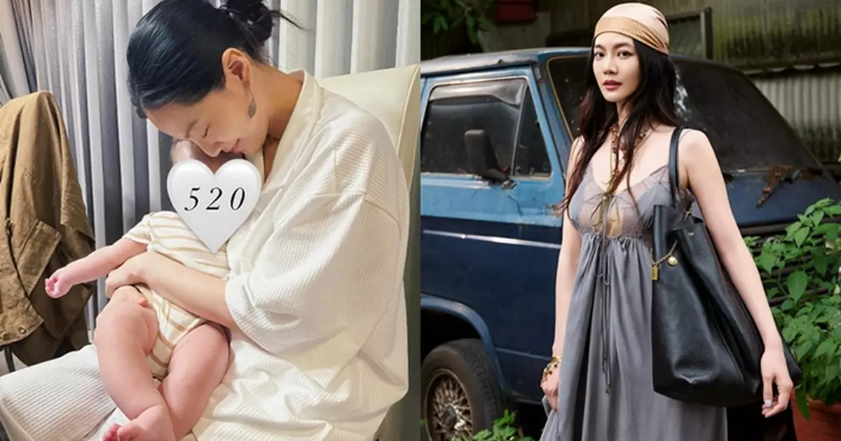 曾之喬曬母子溫馨照 首度公開3個月大的寶寶萌樣