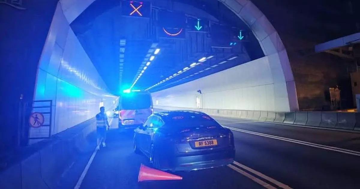 南灣隧道職員遭Tesla撞飛數米亡 涉事40歲男司機被捕