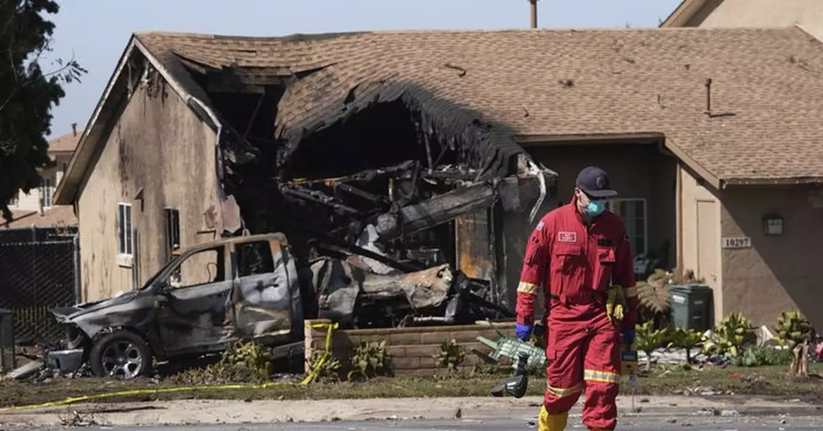 美國加州小型飛機住宅區墜毀 最少2死8傷