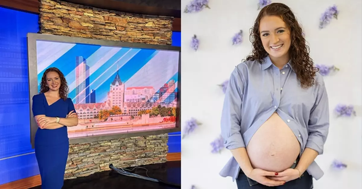 美國大肚女主播穿咗羊水兩個鐘淡定繼續報新聞  專家警告：應盡快到醫院