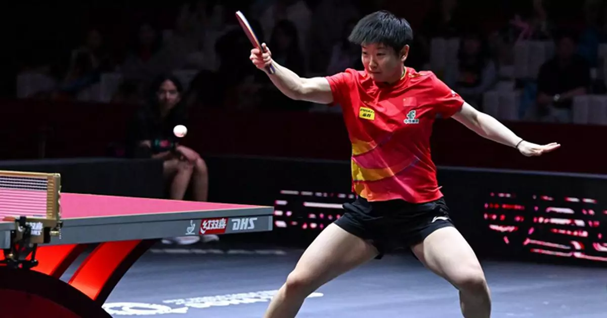王楚欽與孫穎莎分別晉級乒乓世錦賽男女單決賽