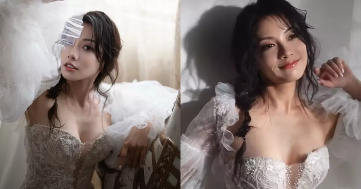 鄧洢玲迎41歲生日坦言有年齡焦慮 晒谷胸婚照派福利兼自我勉勵