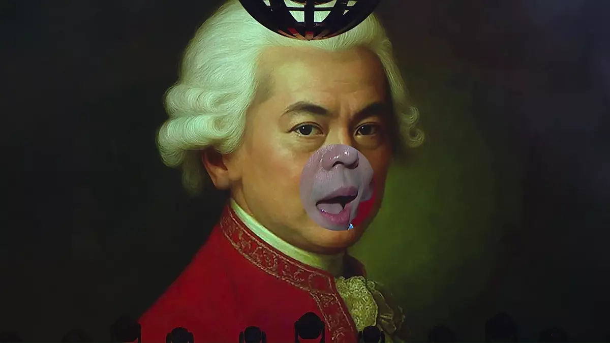 羅逸軒模仿張佳添。