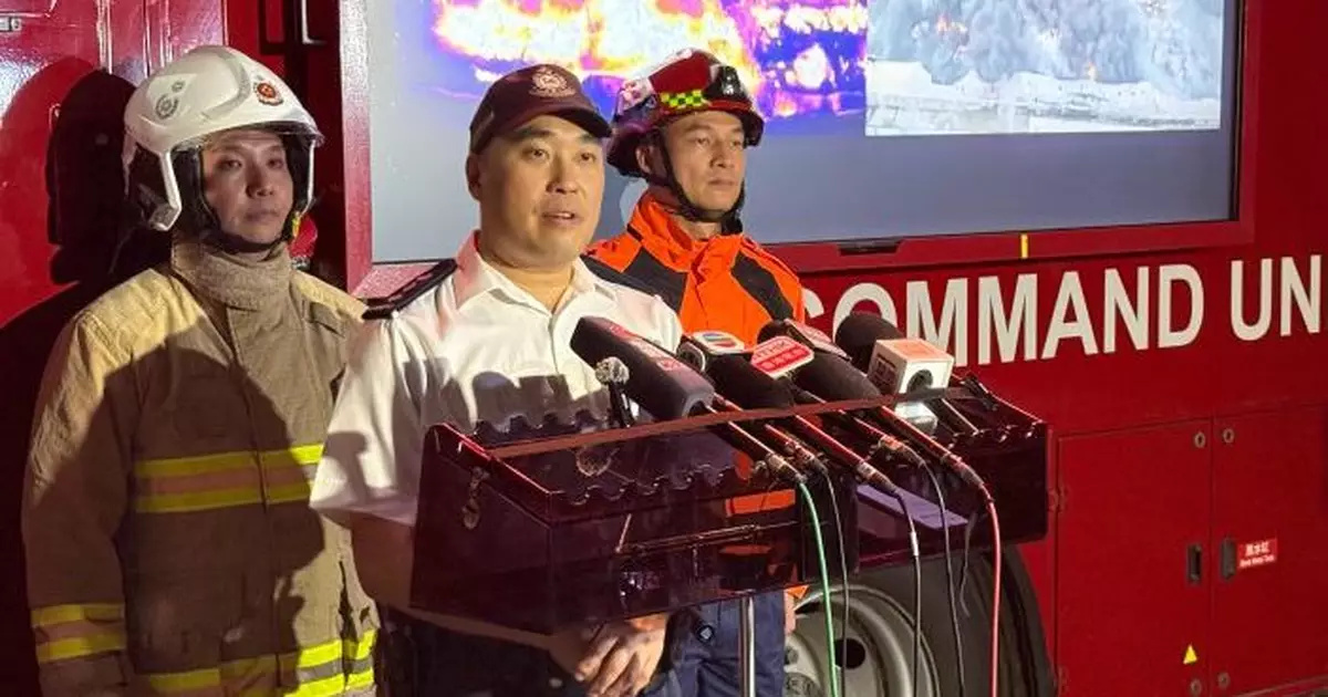 天水圍物流倉火警   廈村迴旋處至田廈路封閉