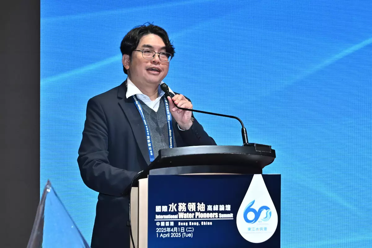 水務署署長黃恩諾。發展局資料圖片