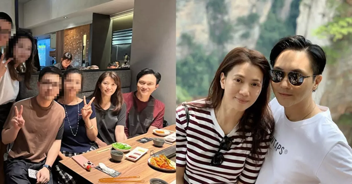 網民烤肉店偶遇袁詠儀張智霖 素顏凍齡狀態驚艷 親民合照網民大讚「太幸運」