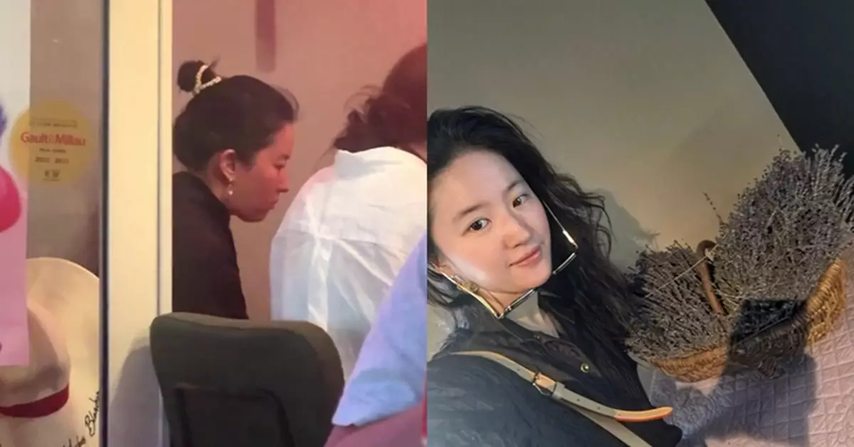 劉亦菲法國街頭狂嗦河粉被捕獲 零遮掩大啖美食網民：最接地氣女神！