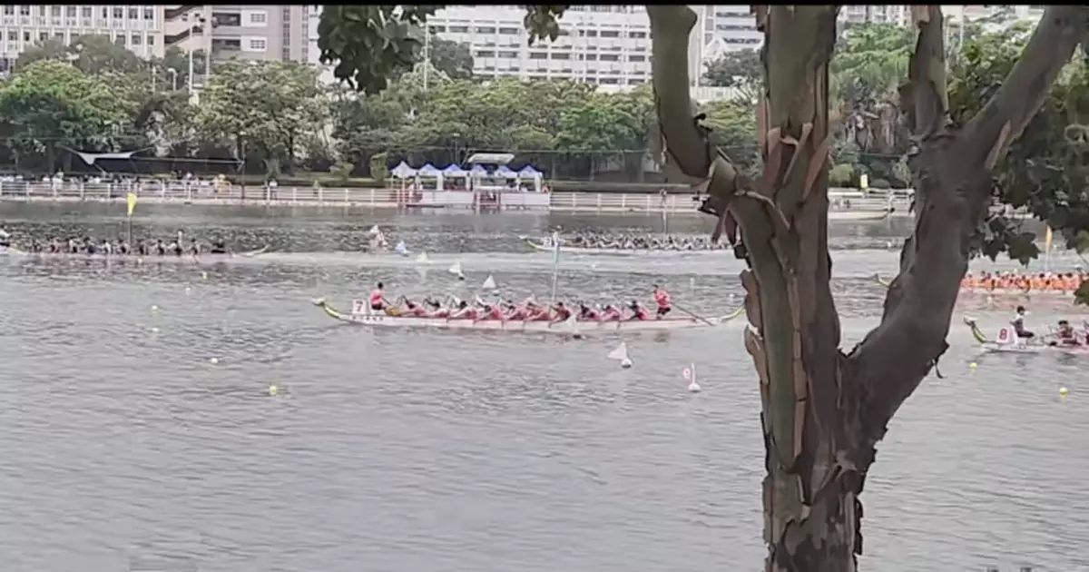 全港多區龍舟競渡賀端午　市民遊客興奮體驗中國傳統習俗