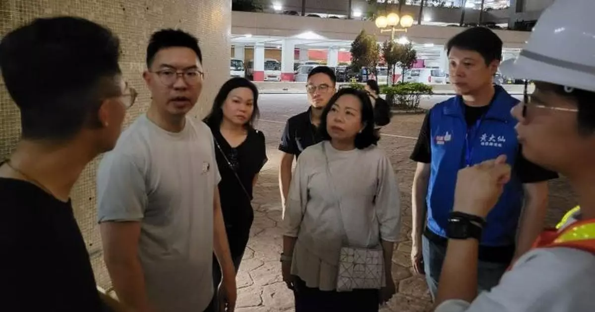 麥美娟：區議員及關愛隊員支援鳳德道食水管滲漏事故　將續完善地區應急協作