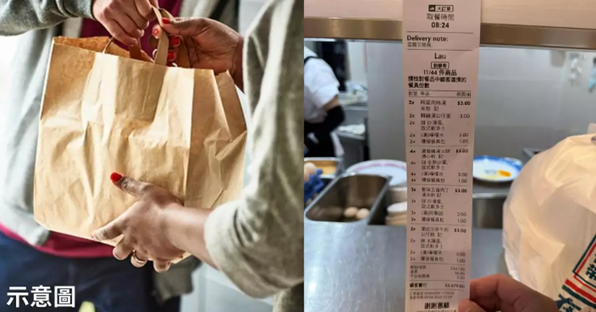 網傳客人訂​​44份早餐俾零貼士惹議  外賣員抱不平​​：炒餐好正常