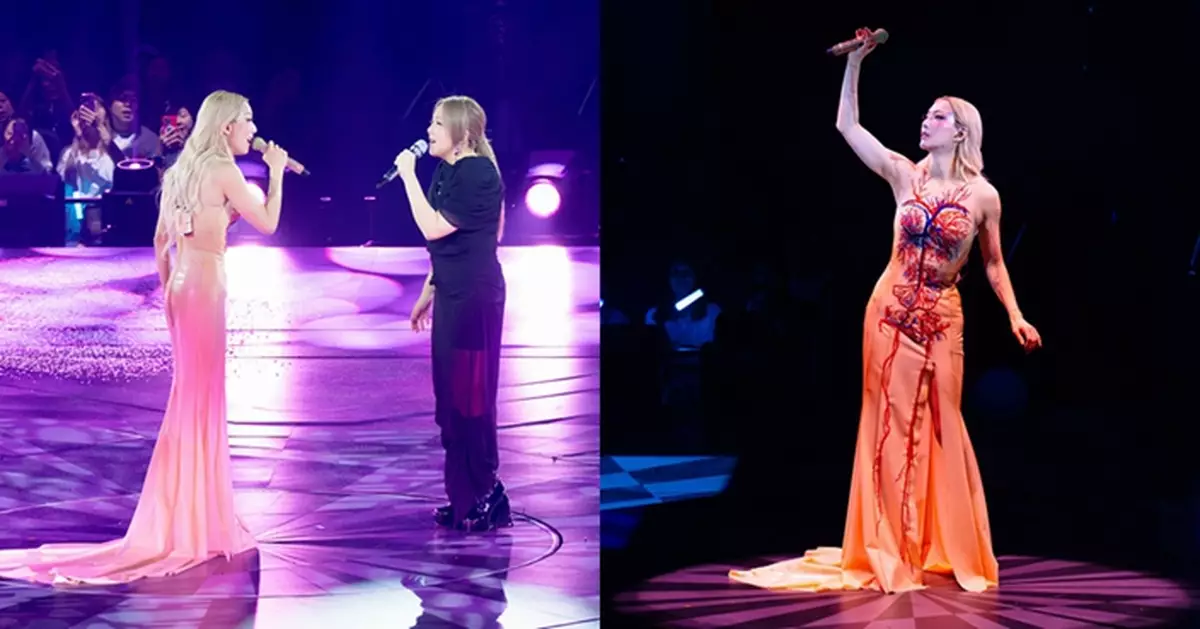 鄭秀文澳門演唱會第七場 嘉賓衛蘭感激鼓勵 Sammi勁愛Tomas Chan五臟六腑血管流淚裙