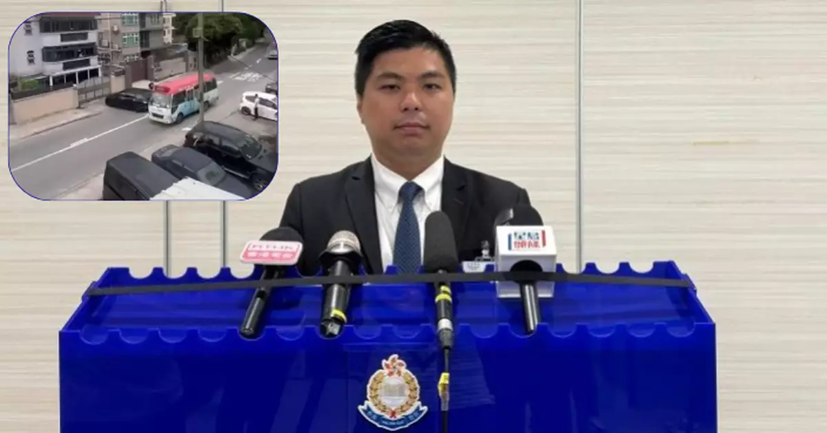 元朗紅Van撞私家車案警拘4人包括小巴司機 料因駕駛態度問題起爭執