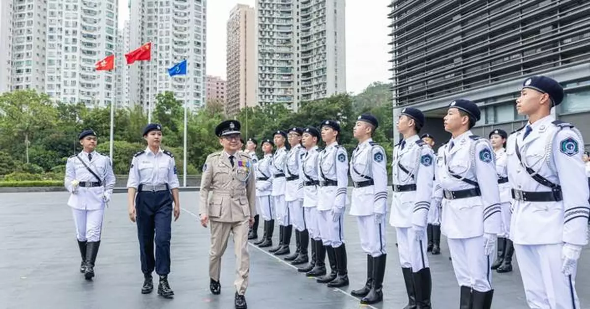 入境處舉行青少年領袖團大會操及晉升典禮 69人獲晉升