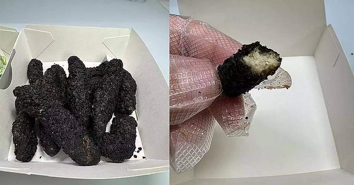 地獄特色？內地炸雞店出新品「黑金小酥肉」撞樣一物 網笑：拉都拉不出