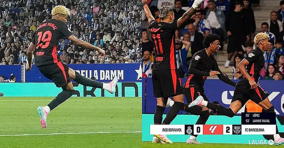 巴塞羅那兩球擊敗愛斯賓奴　提早兩輪奪得西甲聯賽錦標