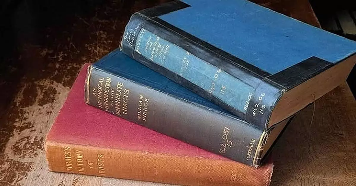 校友逾20年還3書附手寫道歉信 牛津大學圖書館：一切都可原諒