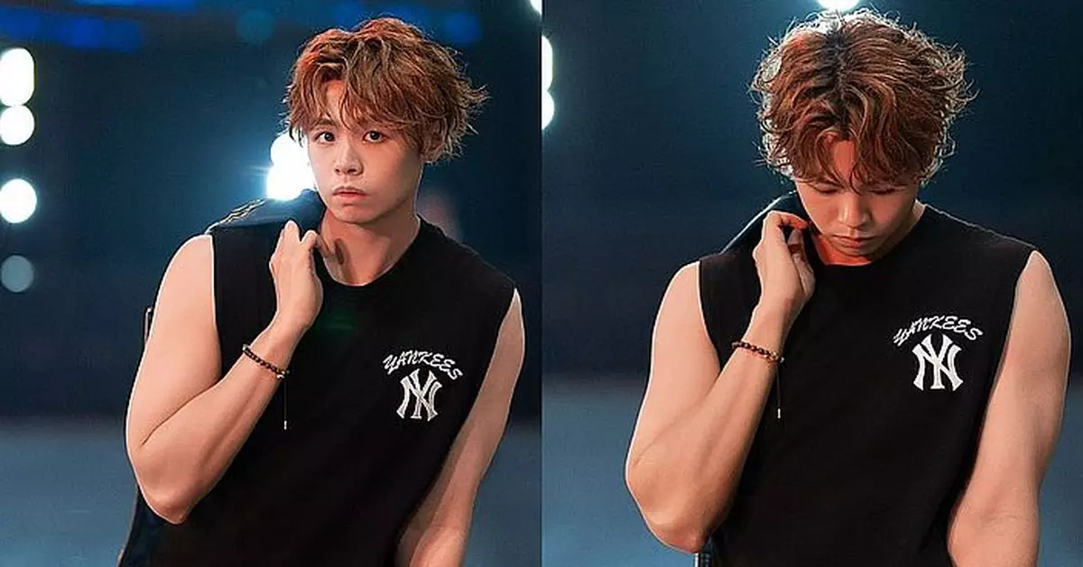 冼靖峰啟德「肌」情初體驗！無袖背心曬結實手臂 網民感歎：操Fit咗好多！