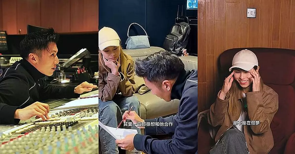 Gin Lee首度攜手謝霆鋒創作新歌《白夜行》　錄音室花絮流露大師兄溫柔一面