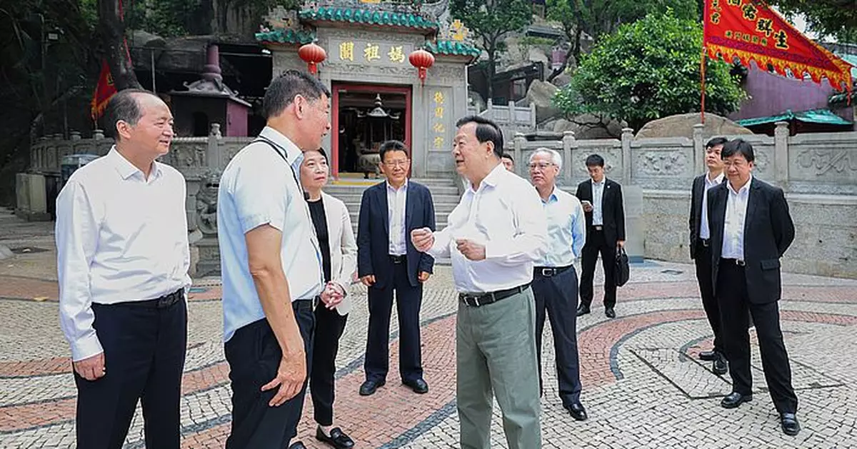 夏寶龍參觀海事博物館和媽閣廟　冀澳門打造高水平對外開放橋頭堡