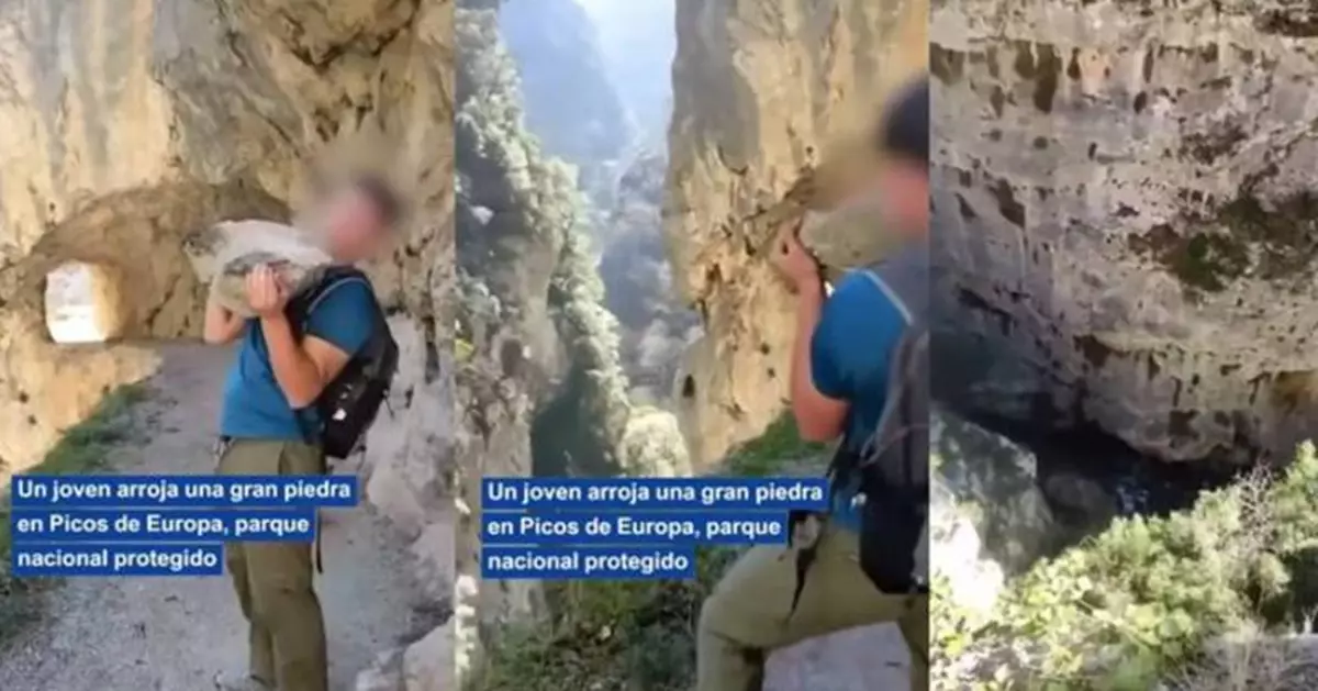西班牙國家公園變遊樂場？遊客歐洲之峰亂扔巨石 最高或面臨20萬歐元罰款