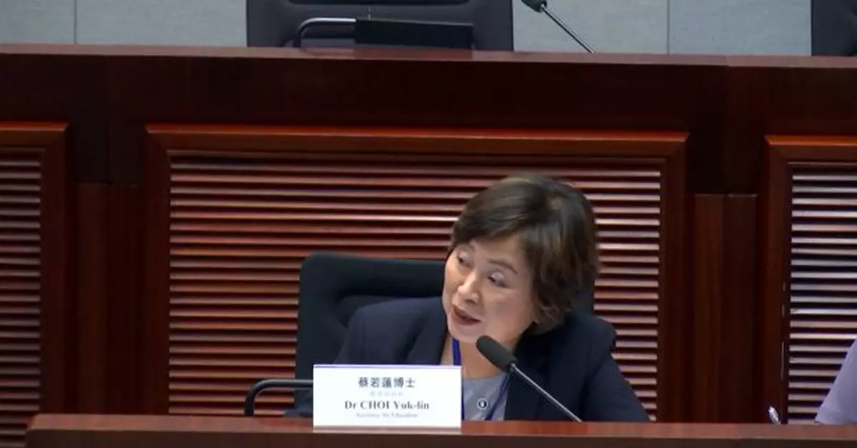 蔡若蓮稱新教師人數多於退休教師　暫無需要延遲教師退休年齡