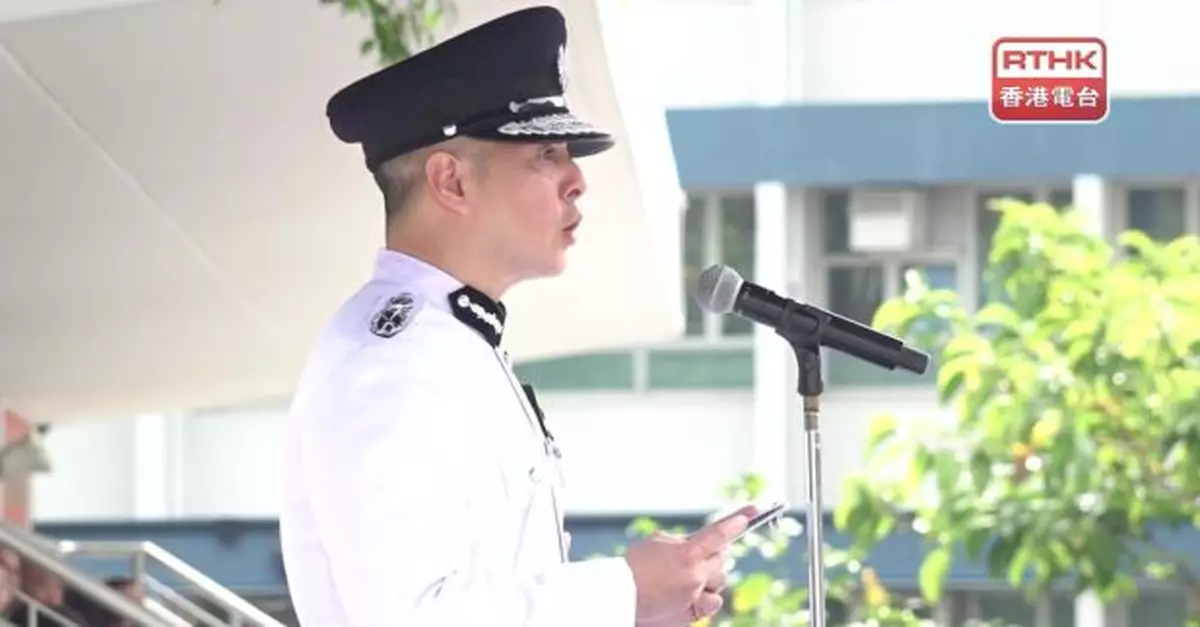 警察學院舉行結業會操　周一鳴檢閱首屆「學警預備訓練課程」學員