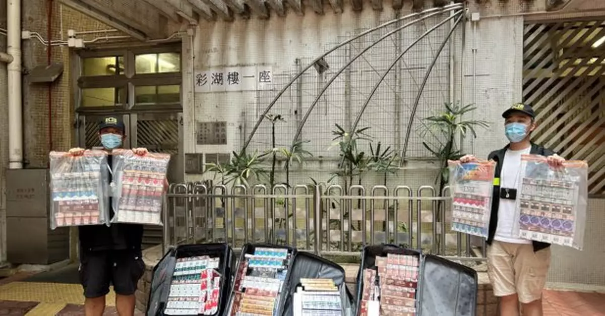 兩外傭涉以僱主公屋單位藏私煙趁假日分銷　海關檢20萬支私煙