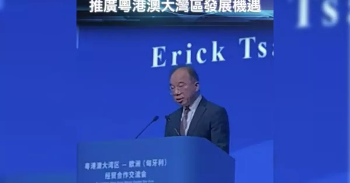 曾國衞在匈牙利推廣粵港澳大灣區為歐洲商界發展帶來的商機