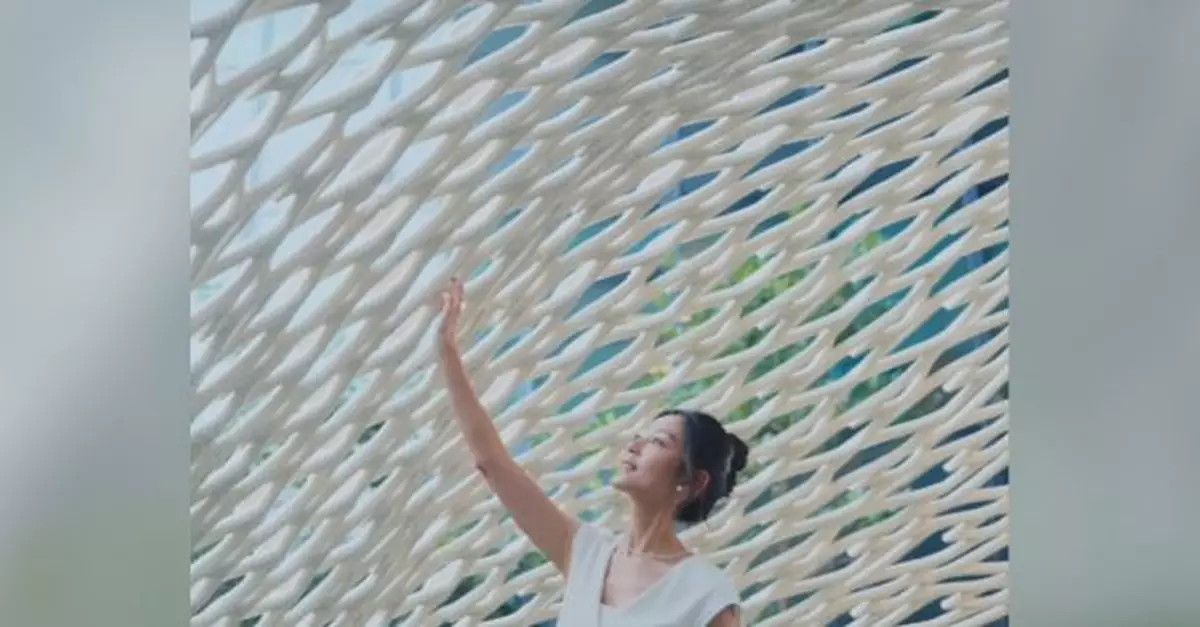 將軍澳婚禮花園雕塑　亞洲首個以3D金屬打印技術建築作品