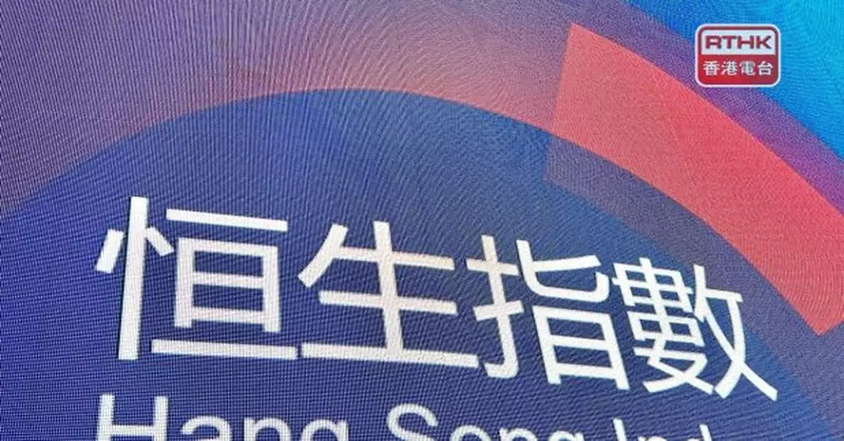 恒指全日升56點　午後曾跌近60點