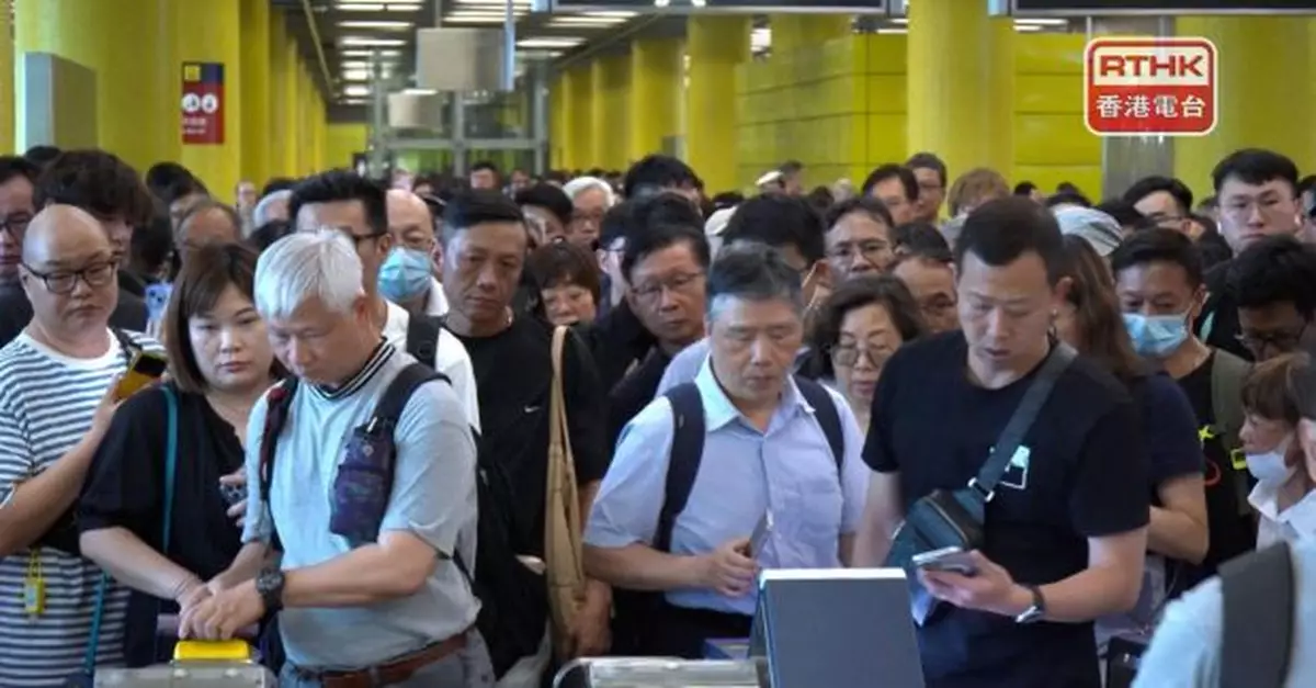 鐵路工會林偉強：將軍澳綫事故站內人手不足難以短時間疏散乘客