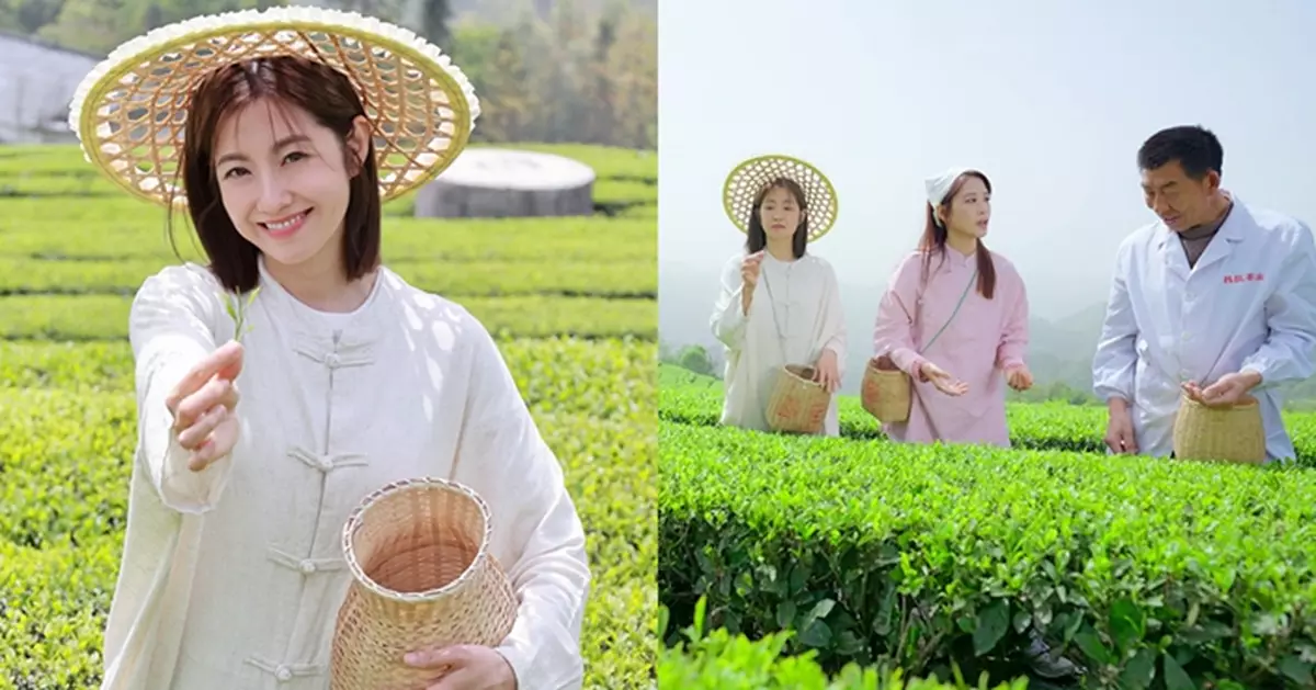 陳自瑤採茶Look勁仙氣  孖林凱恩化身採茶姑娘不忘入戲：我哋獻畀皇上