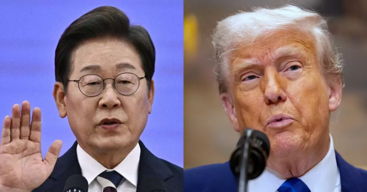 特朗普與李在明通電話同意盡快會面