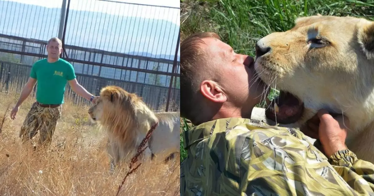獅子咬死女員工 克里米亞動物園園主拒安樂死 1年後遭同隻獅子襲擊命危