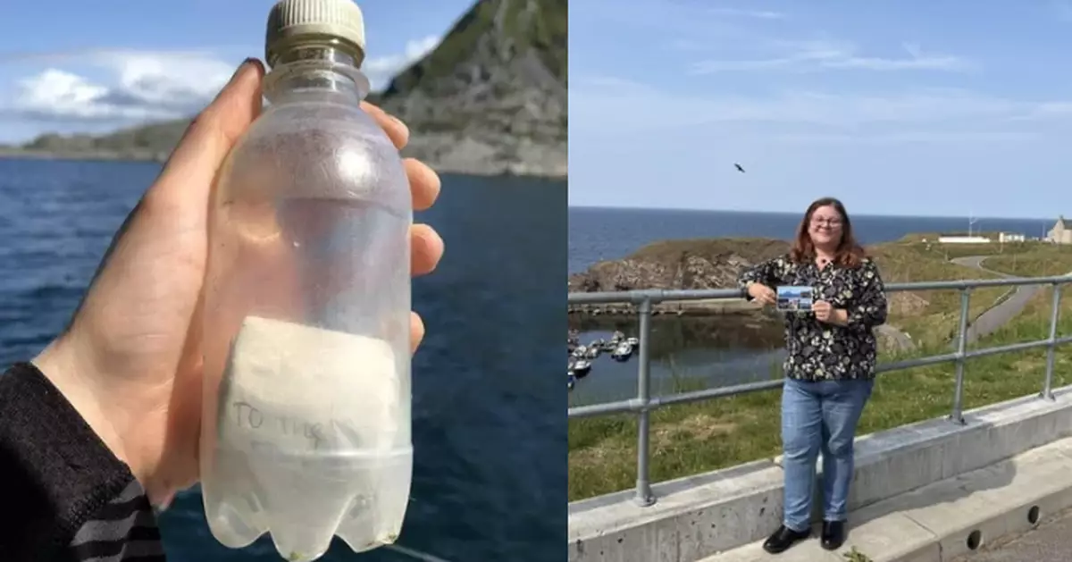 英女12歲寫瓶中信拋入大海 挪威義工31年後拾獲牽起跨國友誼