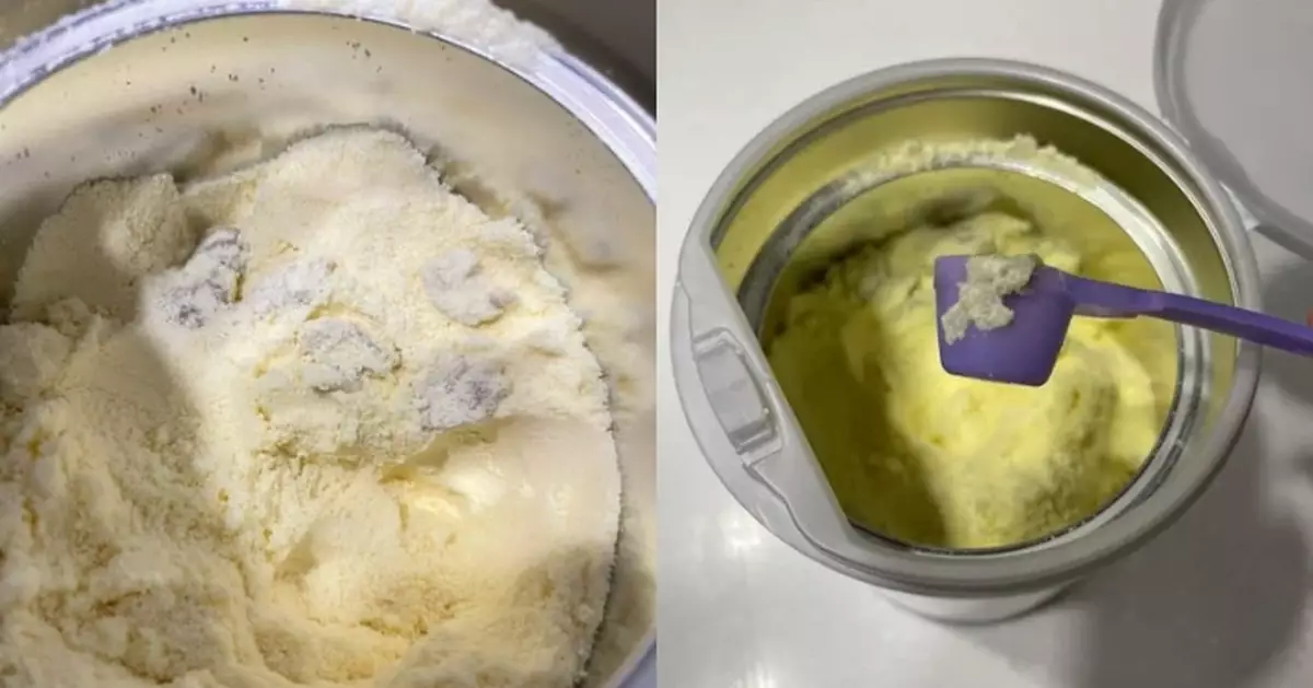 台媽400蚊買1罐知名奶粉驚見「深褐綠色異物」 廠商消極處理惹議