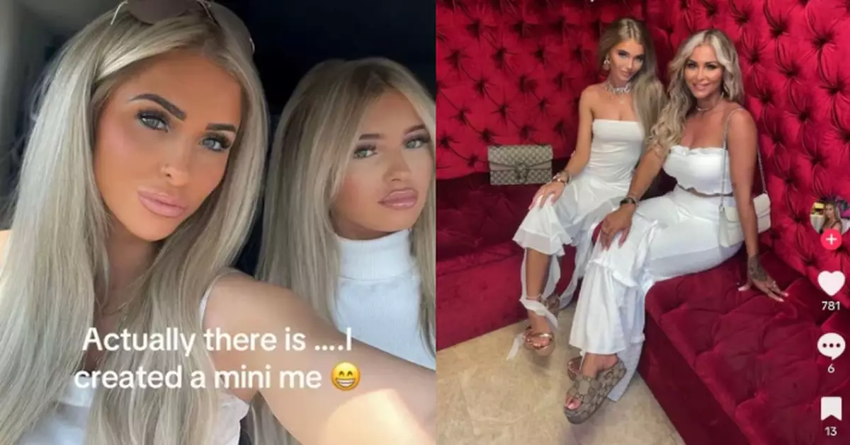 同18歲女兒同框被當孖生姊妹 蘇格蘭36歲辣媽曝凍齡秘訣