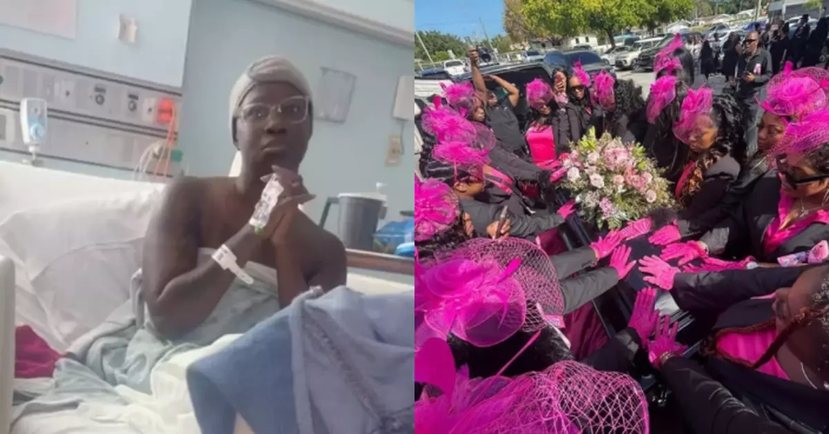 得知僅剩兩週壽命 美癌末婦生前親策劃「粉紅葬禮」來賓黑衣配粉飾送最後一程