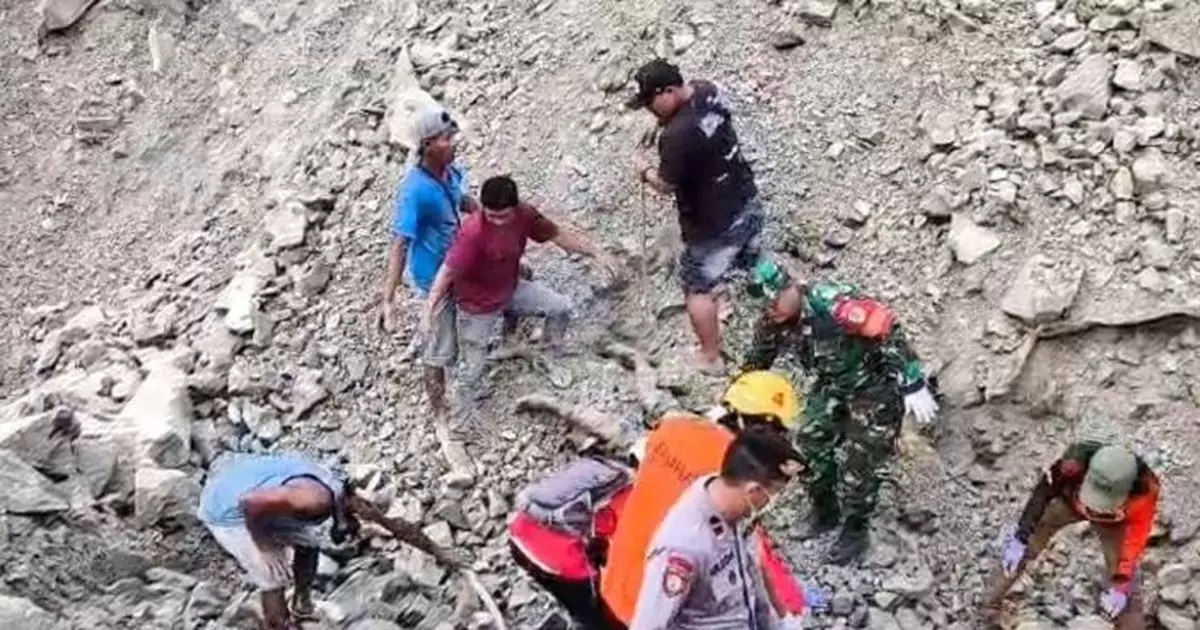 印尼採石場山泥傾瀉增至19人遇難　仍有6人失蹤