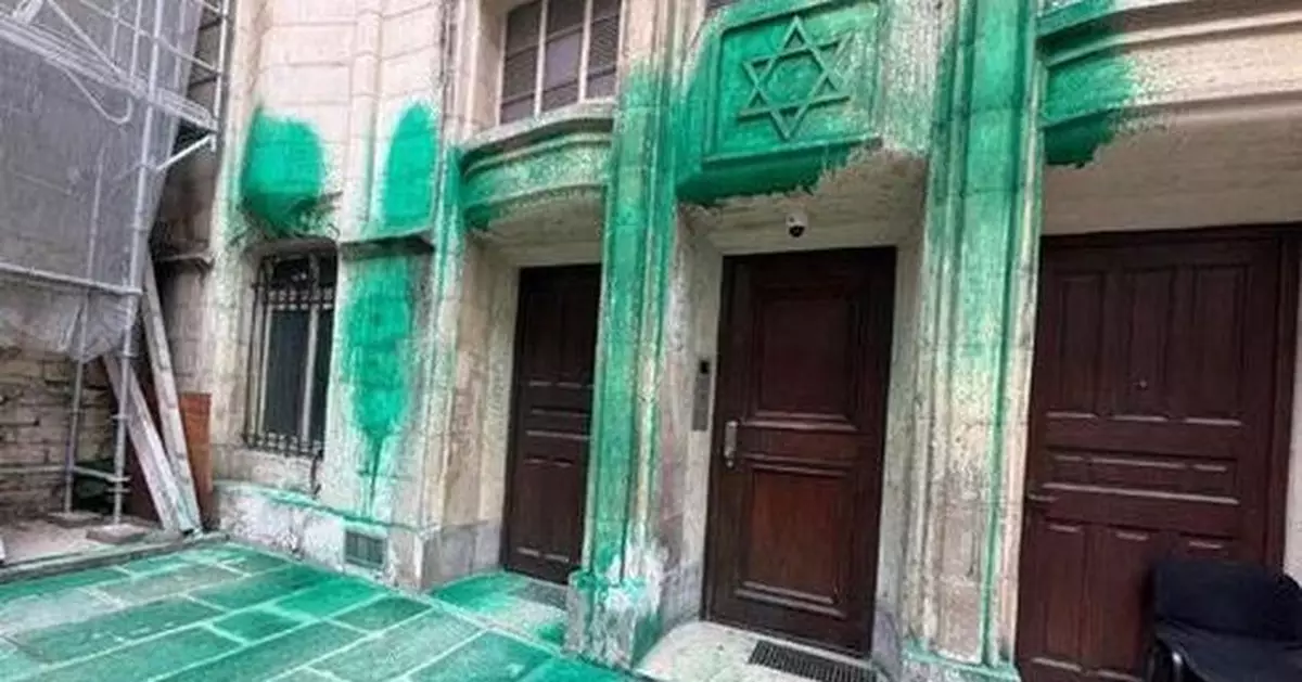 巴黎5間猶太機構遭噴漆破壞 以色列促法國政府保護猶太社區