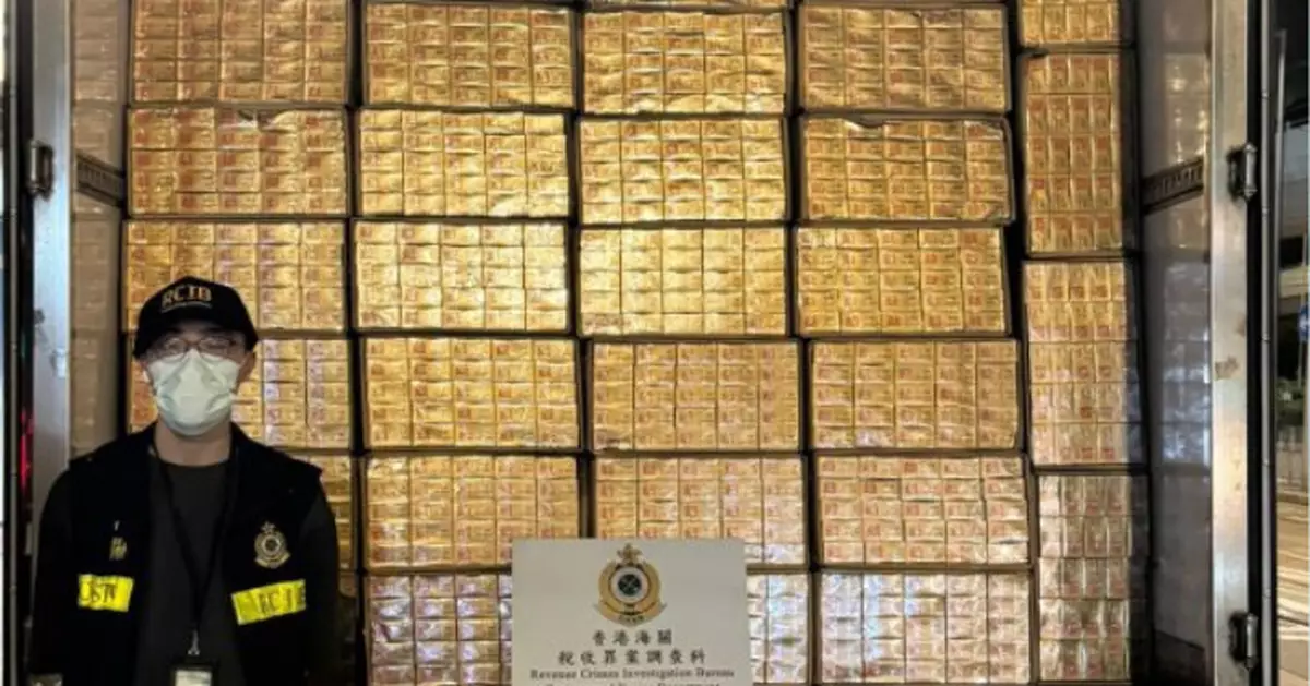 海關西環搗破私煙儲存及分銷中心　檢約47萬支私煙拘兩男