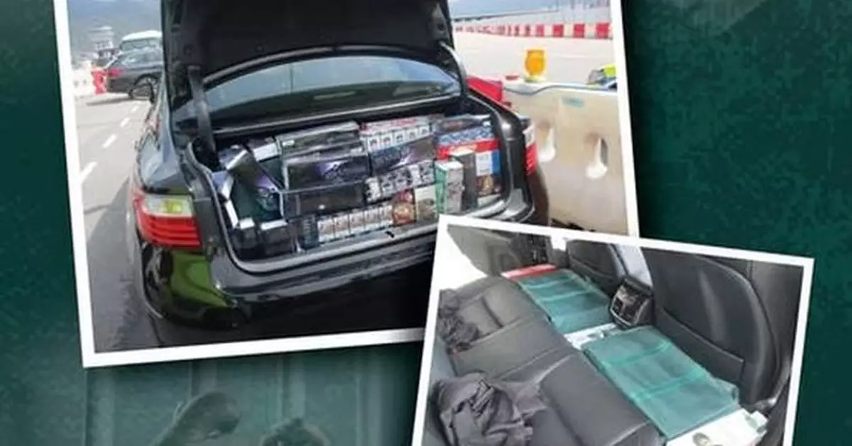 男司機經港珠澳大橋進口市值59萬元未完稅煙 判囚8個月