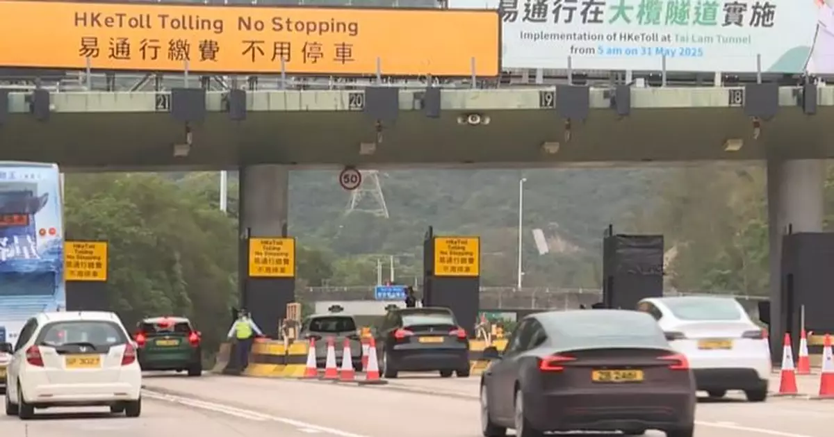 大欖隧道首天繁忙時間雙向車流增一成　屯門公路傍晚車流減3%